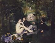 Edouard Manet Luncheon on the Grass Sweden oil painting reproduction